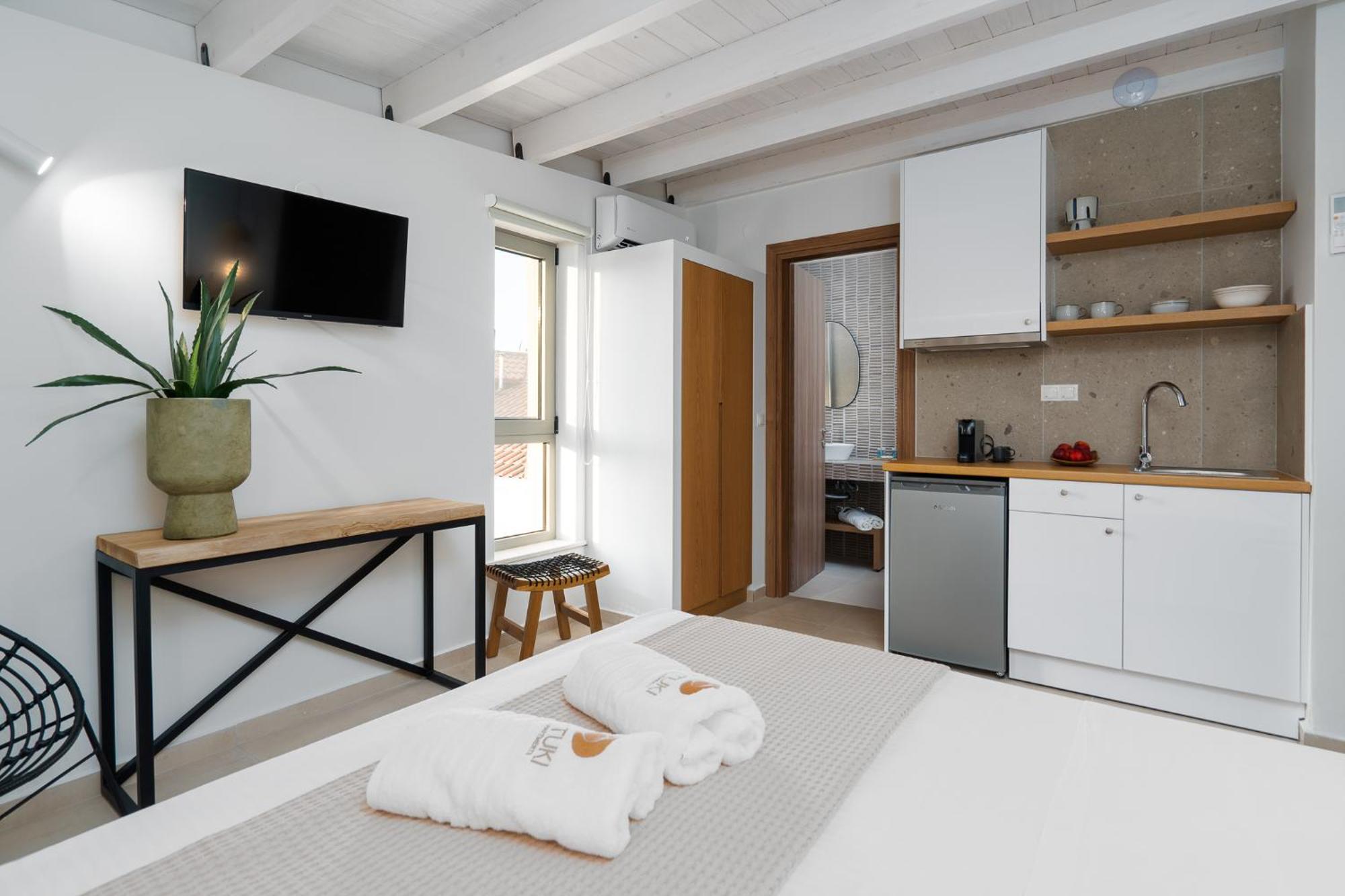 Funtuki Seaside Apartments Leptokaryá Phòng bức ảnh